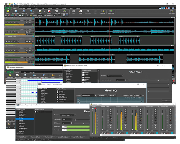 MixPad - Bedste lydredigeringssoftware i 2020 