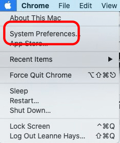 preferensi sistem mac