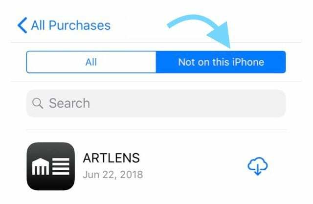 Compras de aplicaciones no en este iPhone