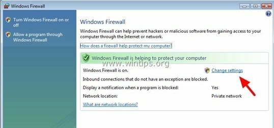Windows-Vista-Firewall-Einstellungen ändern