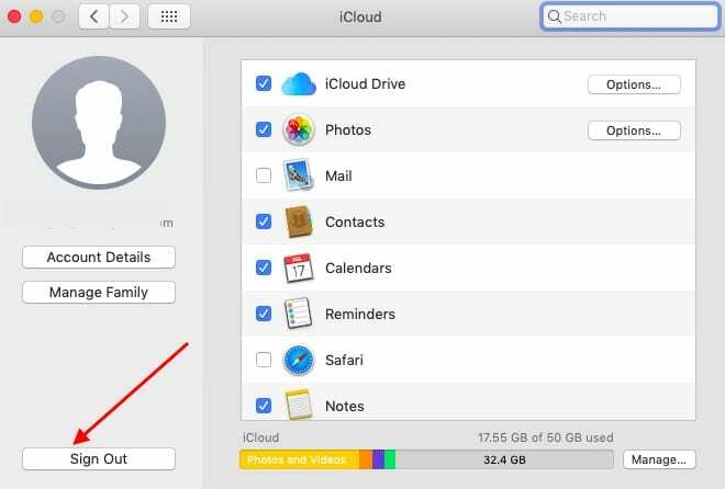 Skift eller skift Apple ID på din Mac eller pc
