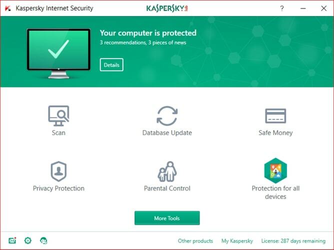 VPN de connexion sécurisée Kaspersky