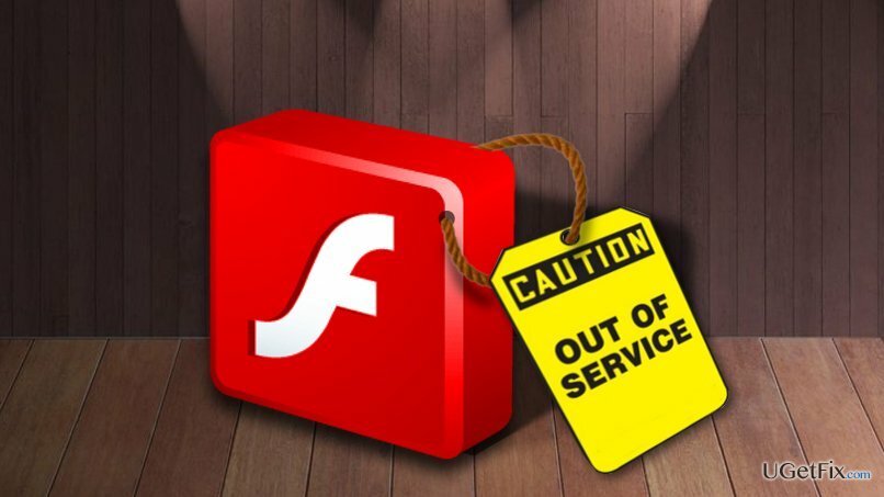 Gambar penghentian adobe flash