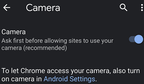 lăsați-chrome-access-android-camera