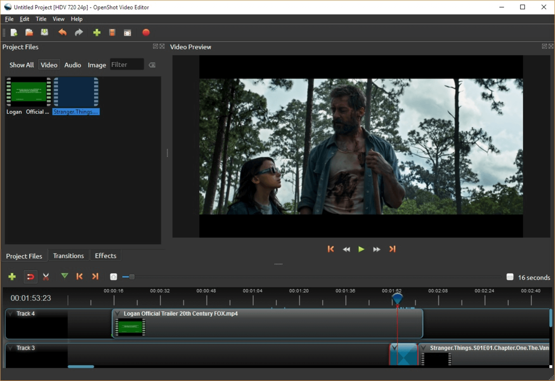 OpenShot - софтуер за редактиране на видео за Mac