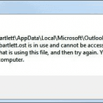 „Outlook“: išspręskite „ Failas username.ost yra naudojamas ir jo negalima pasiekti“ Klaida