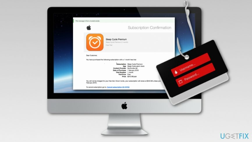 Apple App Store phishing-svindel