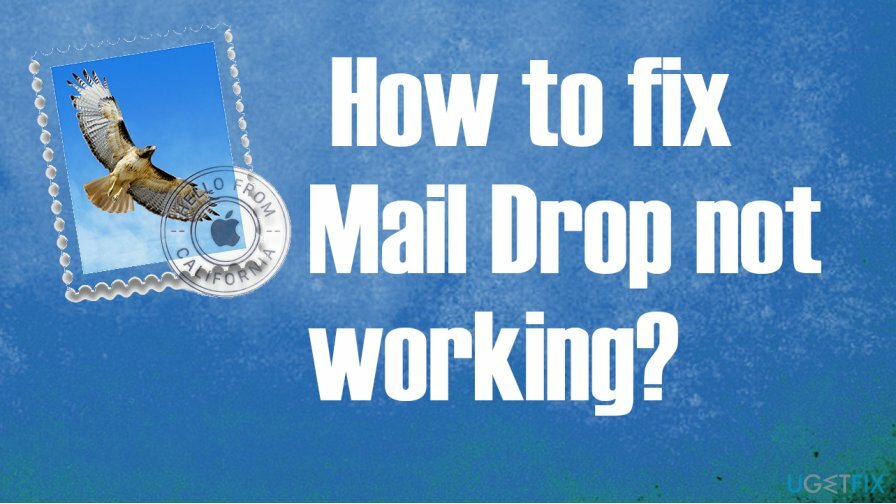 Problém nefunguje aplikace Mail Drop