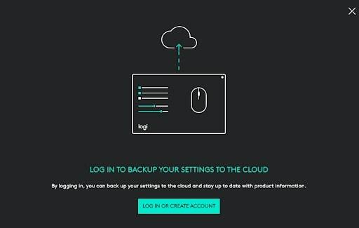 Melden Sie sich bei einem Logitech-Konto an