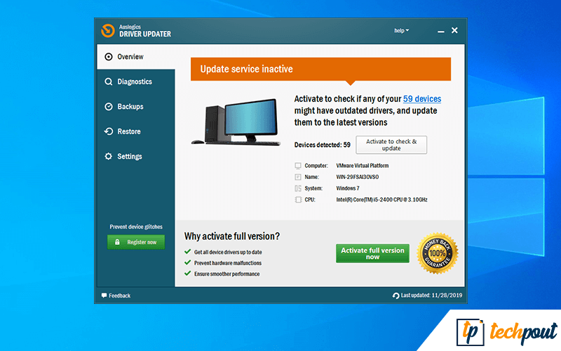 Auslogics Driver Updater Software Schnell und Zuverlässig