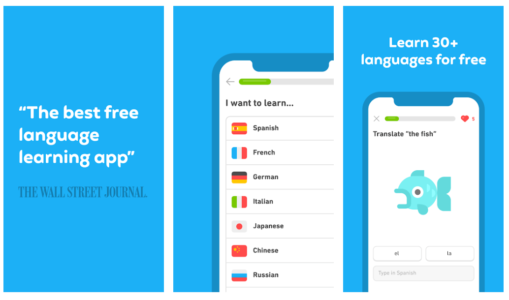 Duolingo - приложение для Android для образования