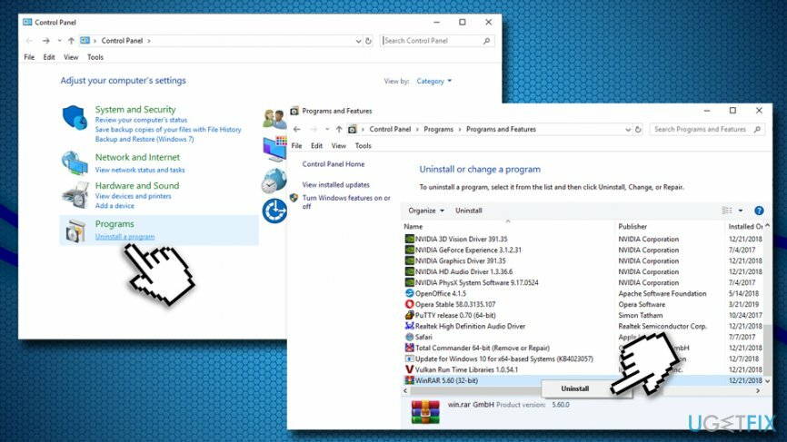 Compressiesoftware opnieuw installeren