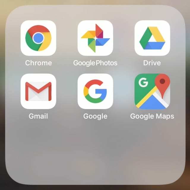 Google aplikacije na iPhoneu.