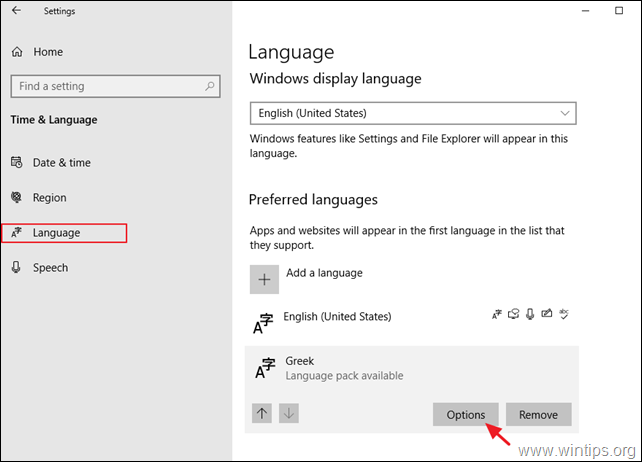 ВИПРАВЛЕННЯ: Не вдається змінити мову дисплея Windows 10