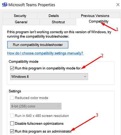 run-eams-as-admin-in-compatibility-mode