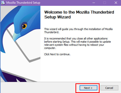 Como corrigir o erro XPCOM do Thunderbird reinstalando o Thunderbird