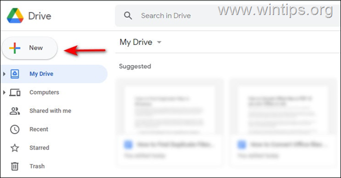 Convertiți Office în PDF Google Drive