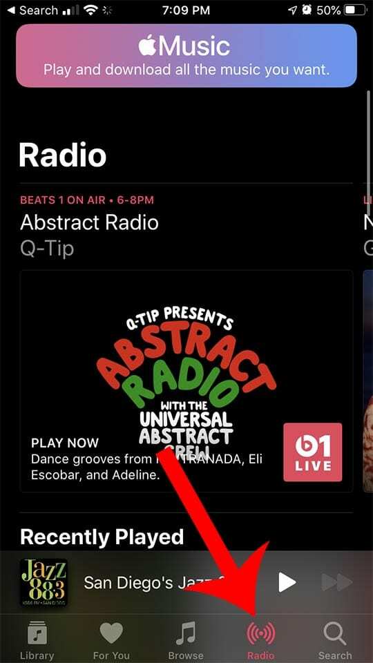 iOS 13 Radio uživo - Radio