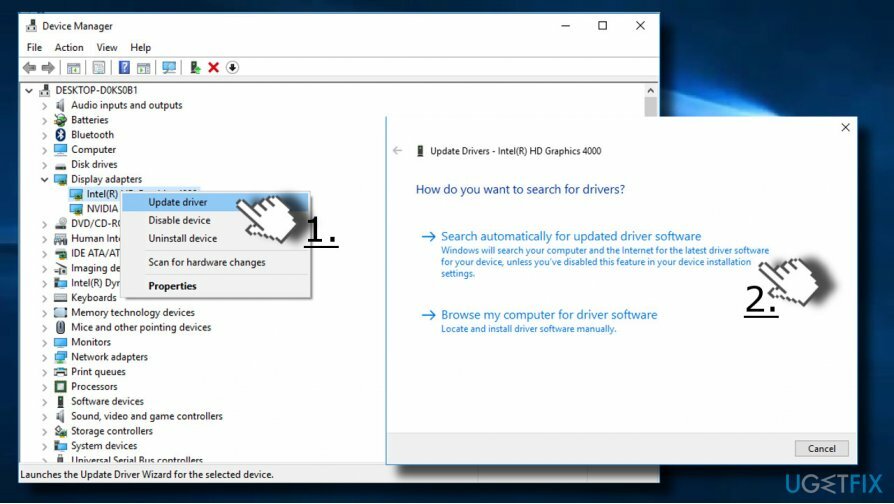 Actualizar controladores de dispositivo