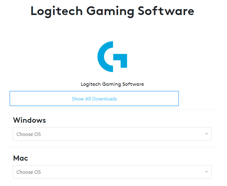 Software di gioco Logitech