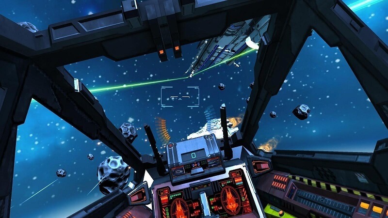 Minos Starfighter VR-Spiel