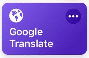 Genvägar - Google Translate
