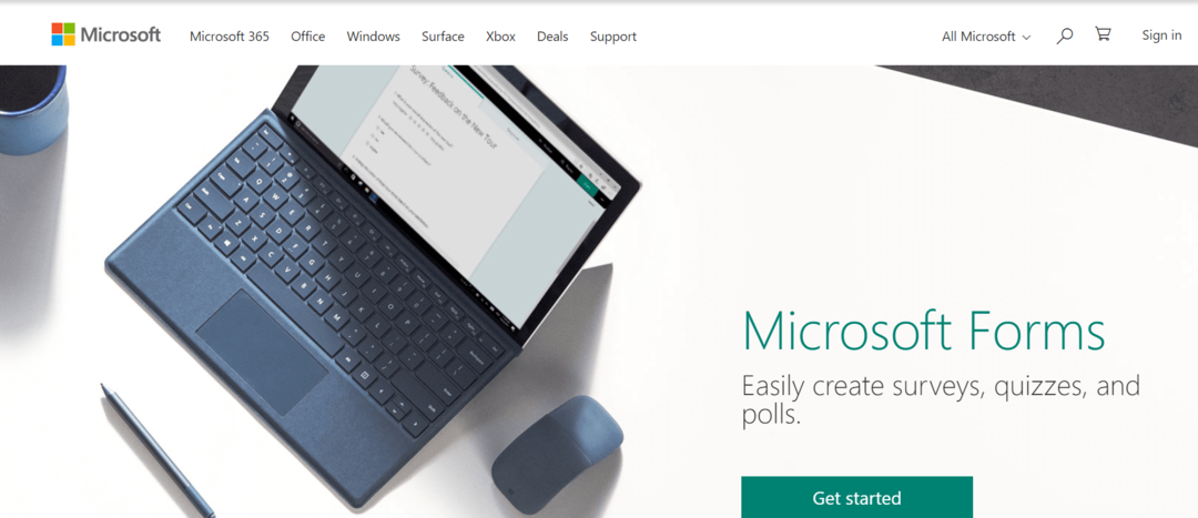 Microsoft Forms - ผู้ทำแบบทดสอบที่ดีที่สุดในปี 2020