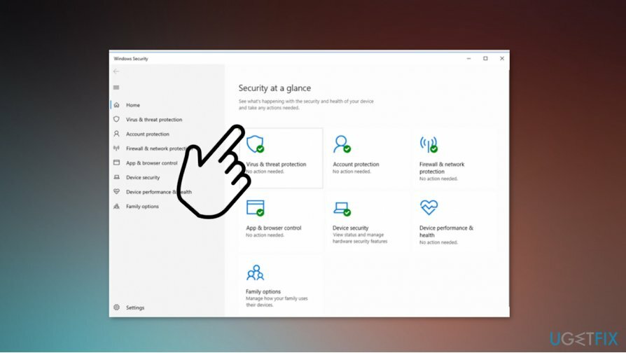 Funzione antivirus e di protezione su Defender