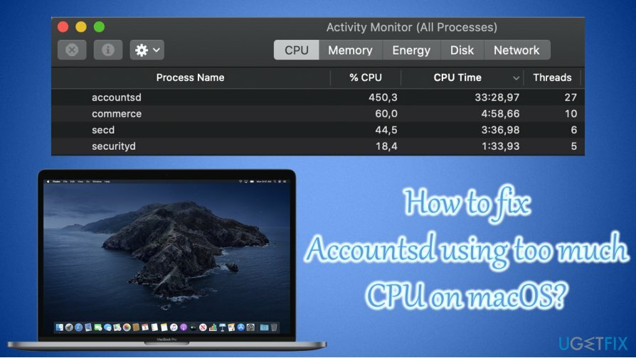 ¿Cómo arreglar Accountsd usando demasiada CPU en macOS?