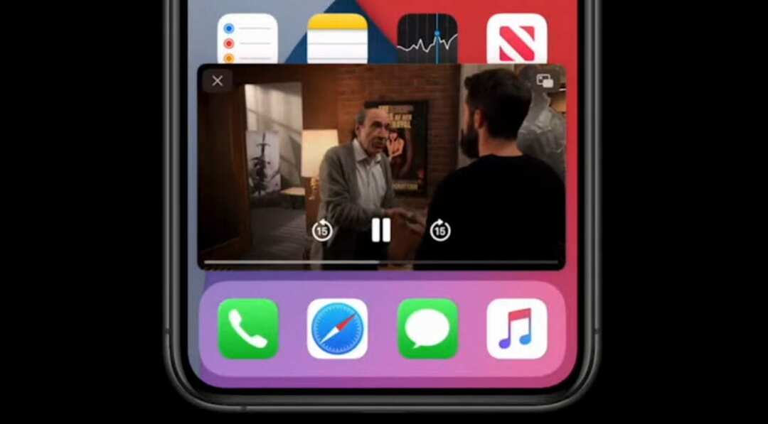 Picture in Picture dalla schermata Home su iPhone