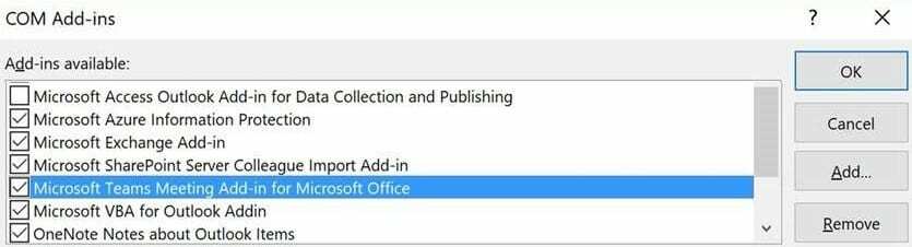 Office के लिए Microsoft टीम मीटिंग ऐड-इन