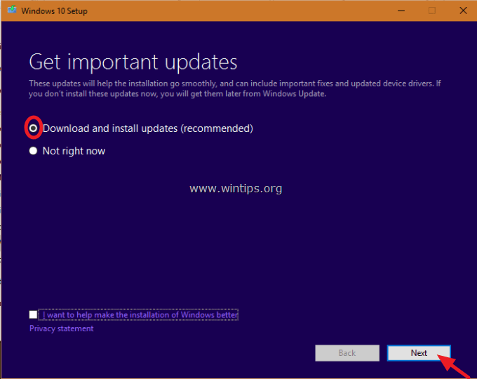 Windows 10 upgrade reparatie