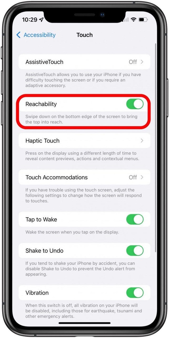 Activar accesibilidad - botones de iphone xr