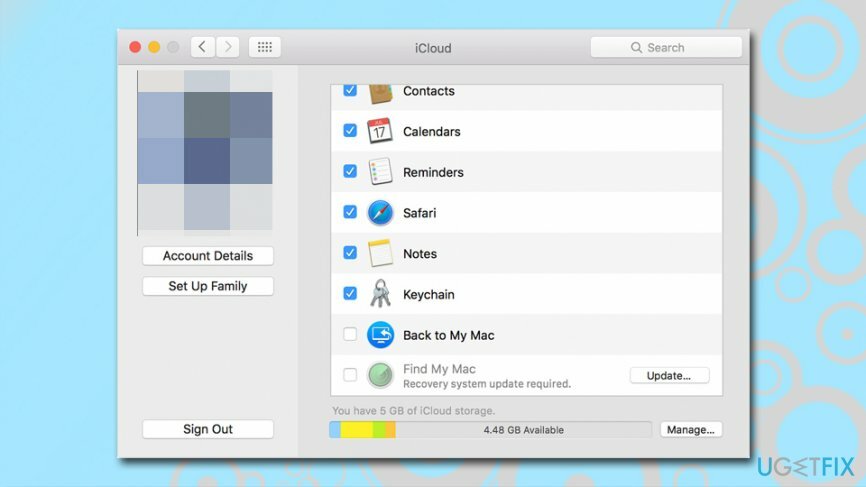 Излезте от iCloud