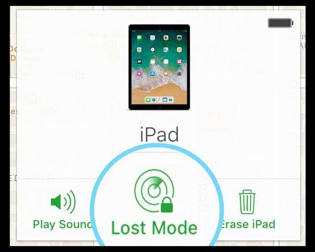 Lost Mode for Find My iPhone στον ιστότοπο iCloud.com
