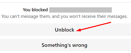 Unblock-jemand-Messenger