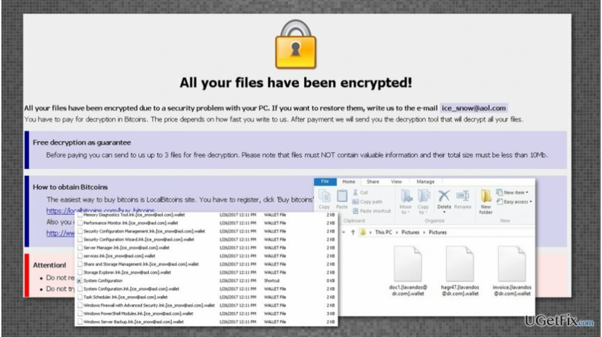 Bagaimana cara menghapus .wallet ransomware?