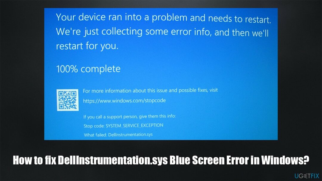 Kuidas parandada Windowsi sinise ekraani viga DellInstrumentation.sys?