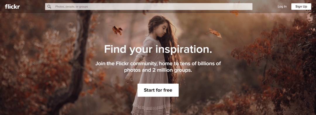 Flickr - Site cu fotografii gratuite