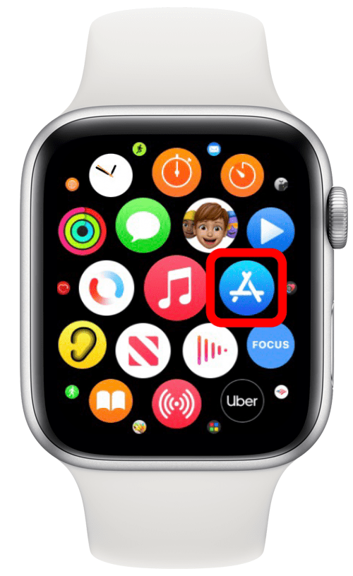 Az Apple Watchon nyissa meg az App Store-t.