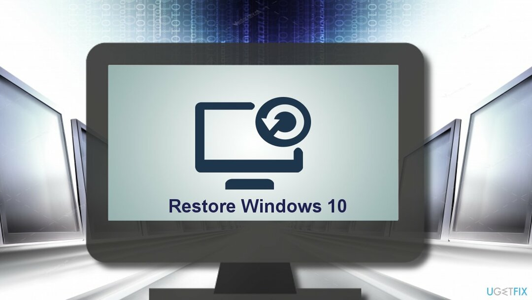 A Windows 10 visszaállításának módjai