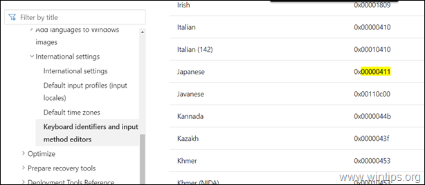 Hapus Bahasa Input dari Registry