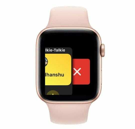 watchOS zatvori walkie talkie aplikaciju