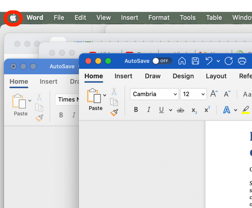 Kliknij ikonę Apple w lewym górnym rogu ekranu, aby otworzyć menu Apple.