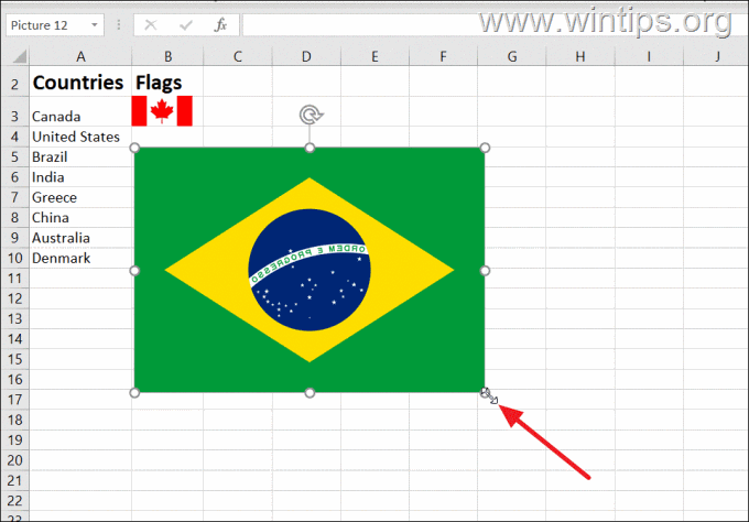 Como redimensionar imagem no Excel