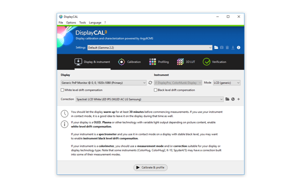 DisplayCal - Cel mai bun software de calibrare