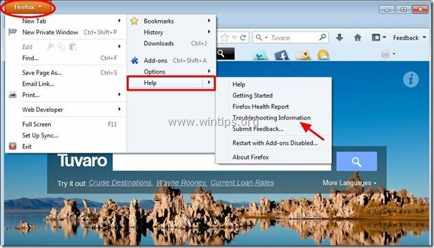 удалить-Tuvaro-Firefox