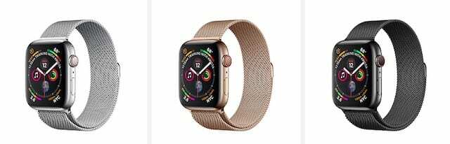 Apple Watch Paslanmaz Çelik ve Alüminyum