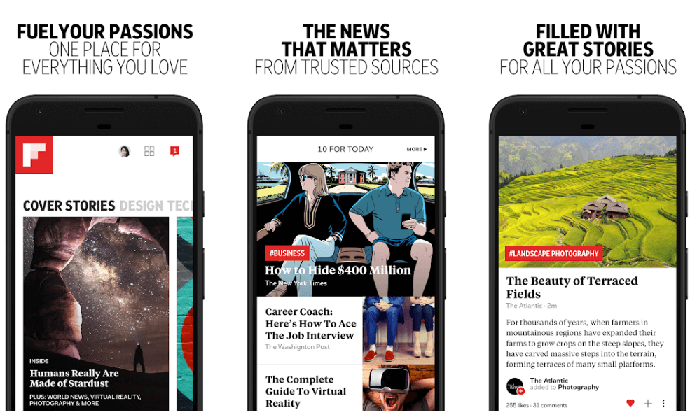 Flipboard - แอพข่าวที่ดีที่สุดสำหรับ Android และ iOS