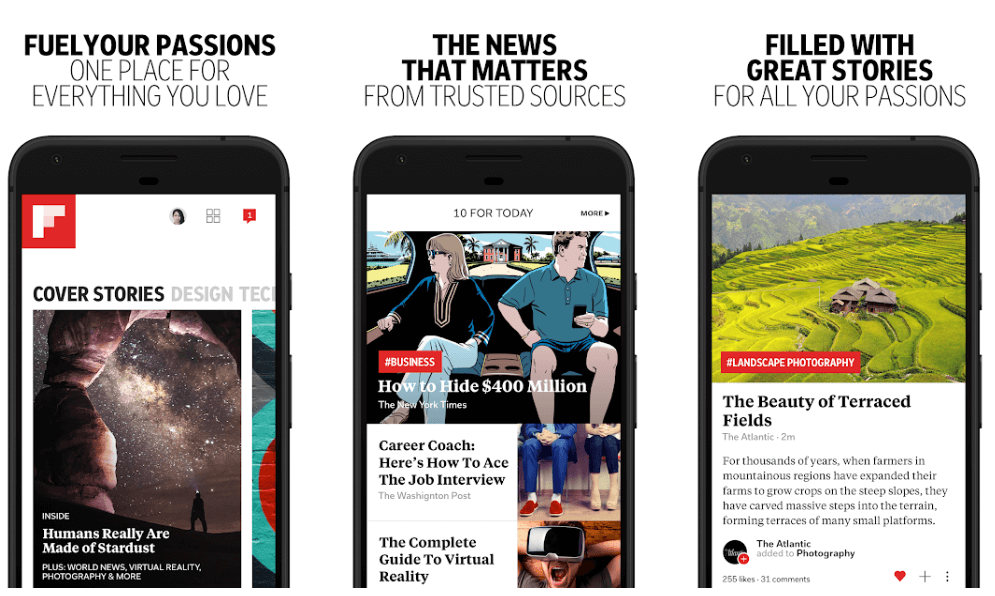 Flipboard - Най-доброто приложение за новини за Android и iOS